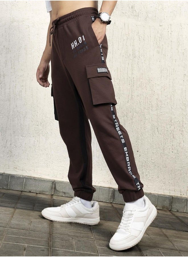 Men Brown Trousers