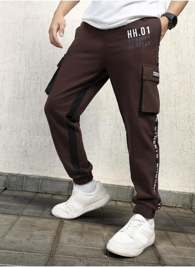 Men Brown Trousers