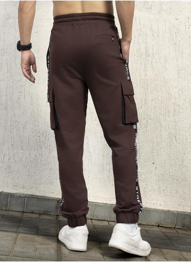 Men Brown Trousers