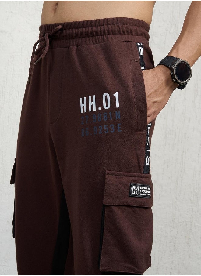 Men Brown Trousers