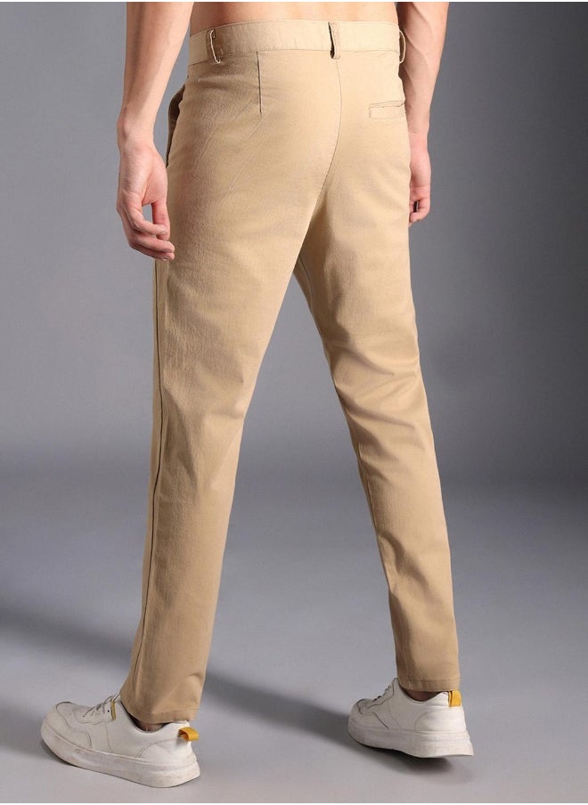 Men Khaki Trousers