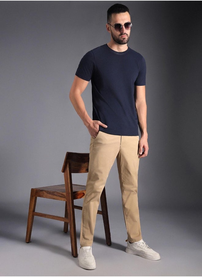 Men Khaki Trousers