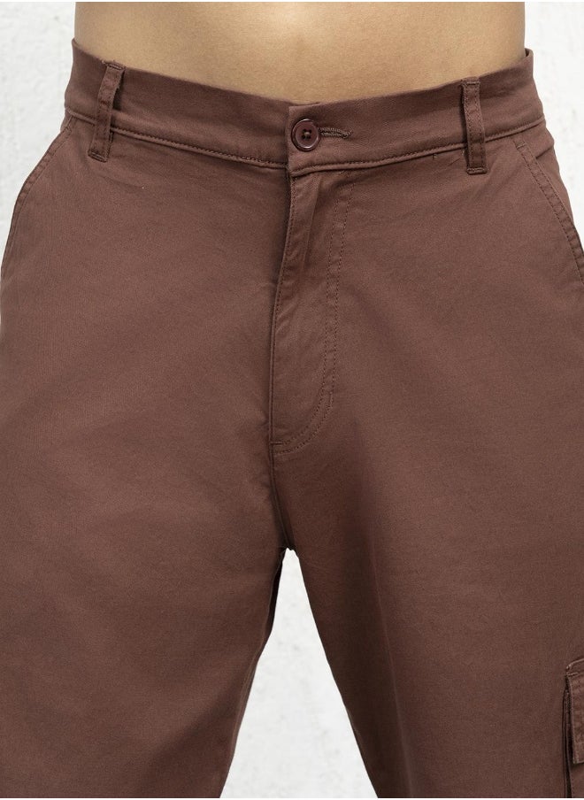 Men Brown Trousers