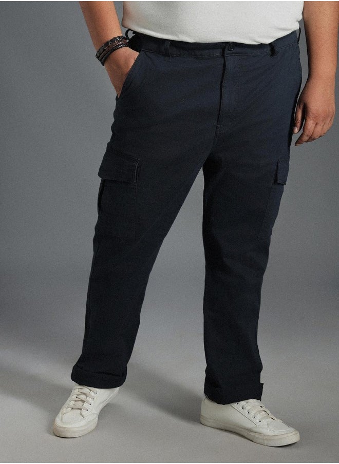 Men Navy Trousers