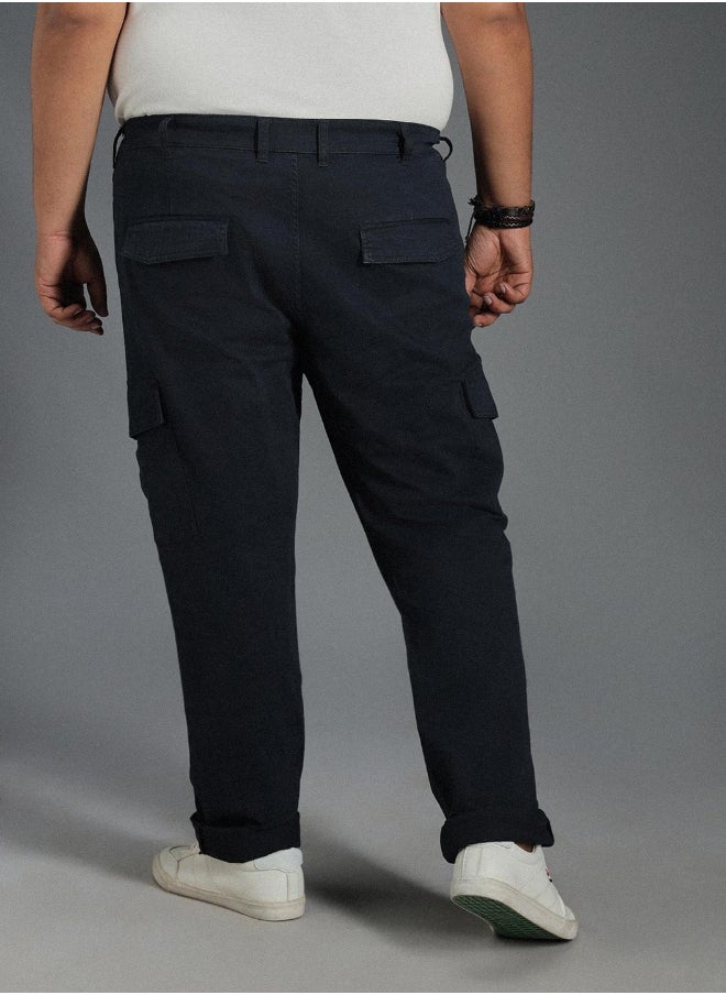 Men Navy Trousers