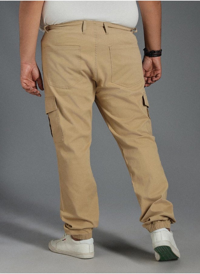 Men Khaki Trousers