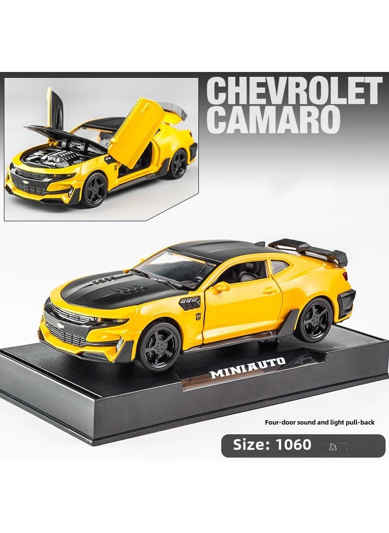 1:32 Alloy Car Model Boy Gift Toy Yellow boxed