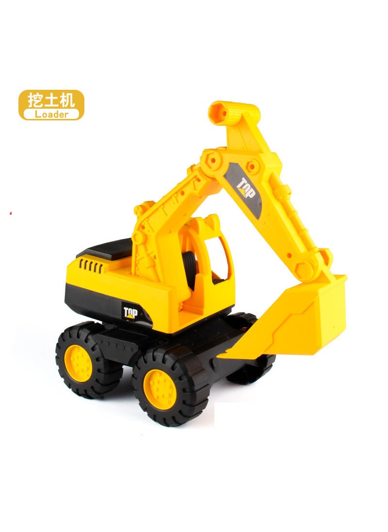 Kids Beach Bulldozer Toy Truck Inertia Excavator 677-23 Excavation truck