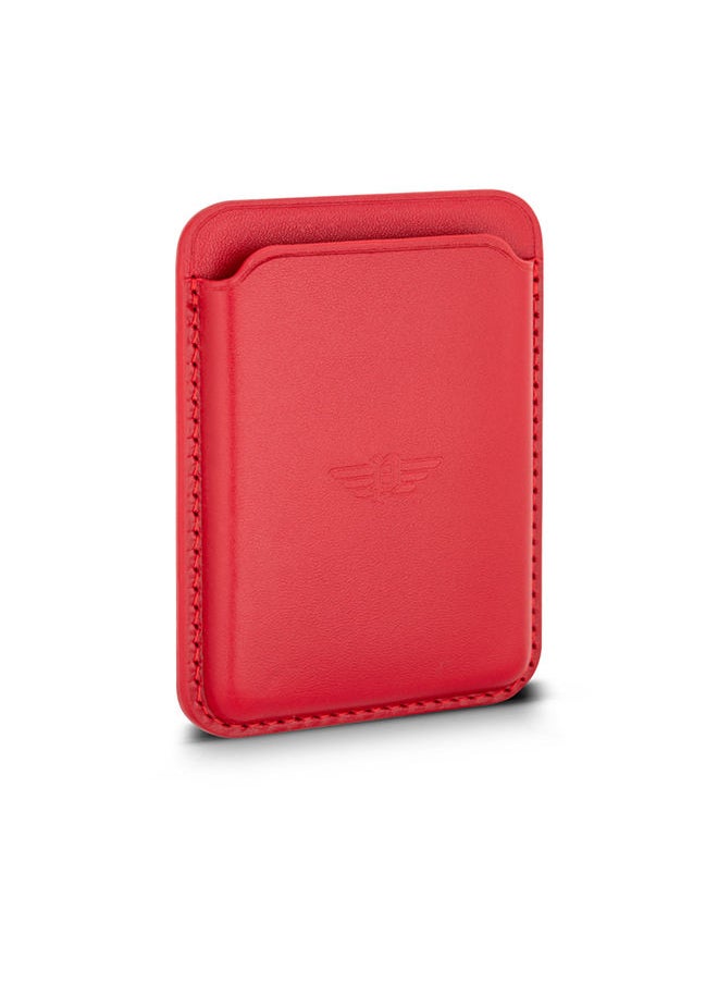 POLICE -Antiquity Vegan Card Holder For Men Red - PELGD2201305