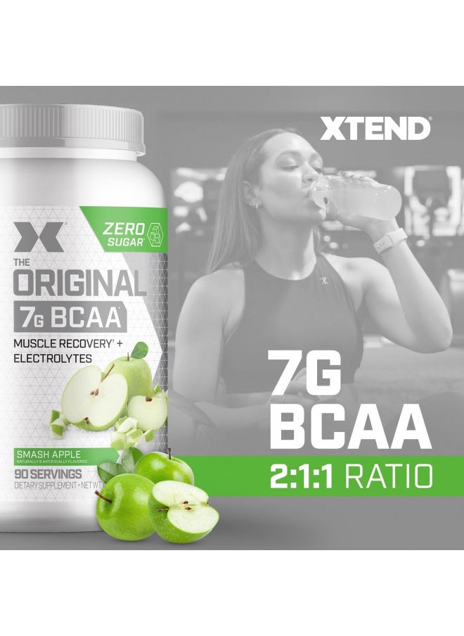 XTEND Original BCAA Powder Smash Apple | Sugar Free Post Workout Muscle Recovery Drink with Amino Acids | 7g BCAAs for Men & Women| 90 Servings