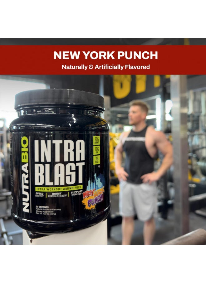 NutraBio Intra Blast - 30 Servings, New York Punch