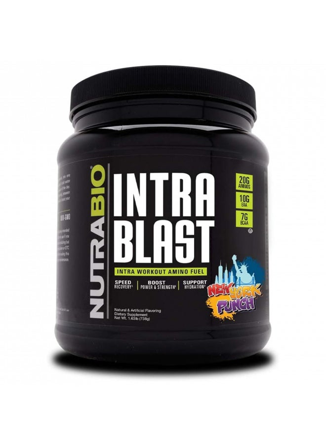 NutraBio Intra Blast - 30 Servings, New York Punch