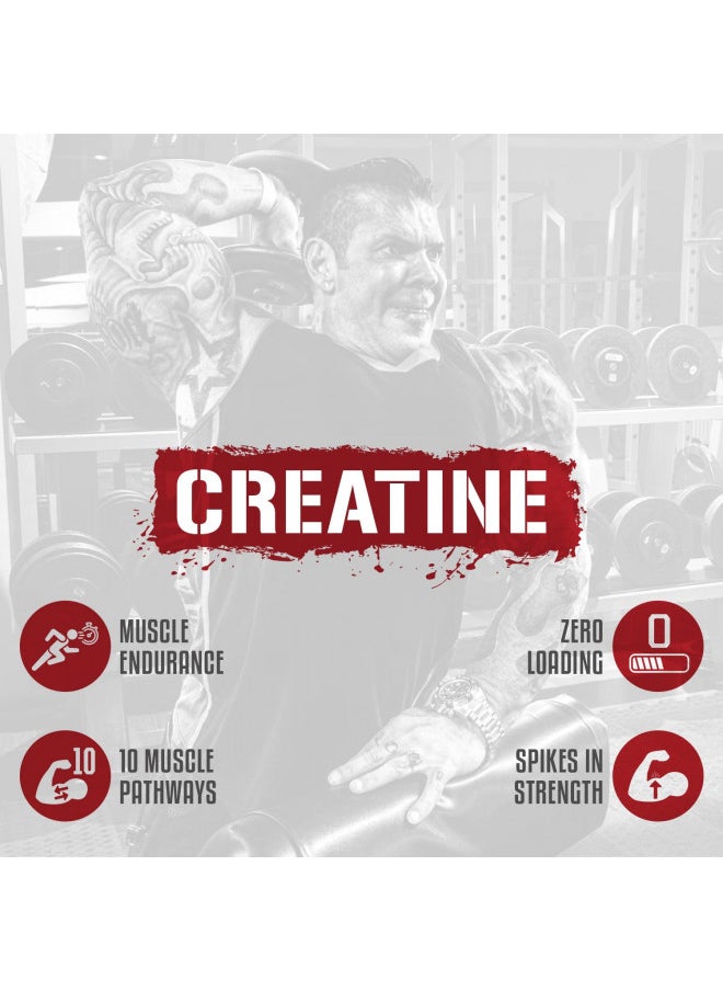 5% Nutrition CreaTEN Creatine Complex + Accelerators | Flavored Creatine Powder for Muscle Gain | Max Power, Strength, Endurance, & Recovery (Blueberry Lemonade)