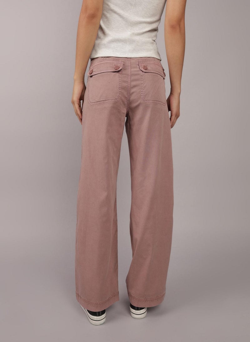 Dreamy Drape High-Waisted Baggy Wide-Leg Pants