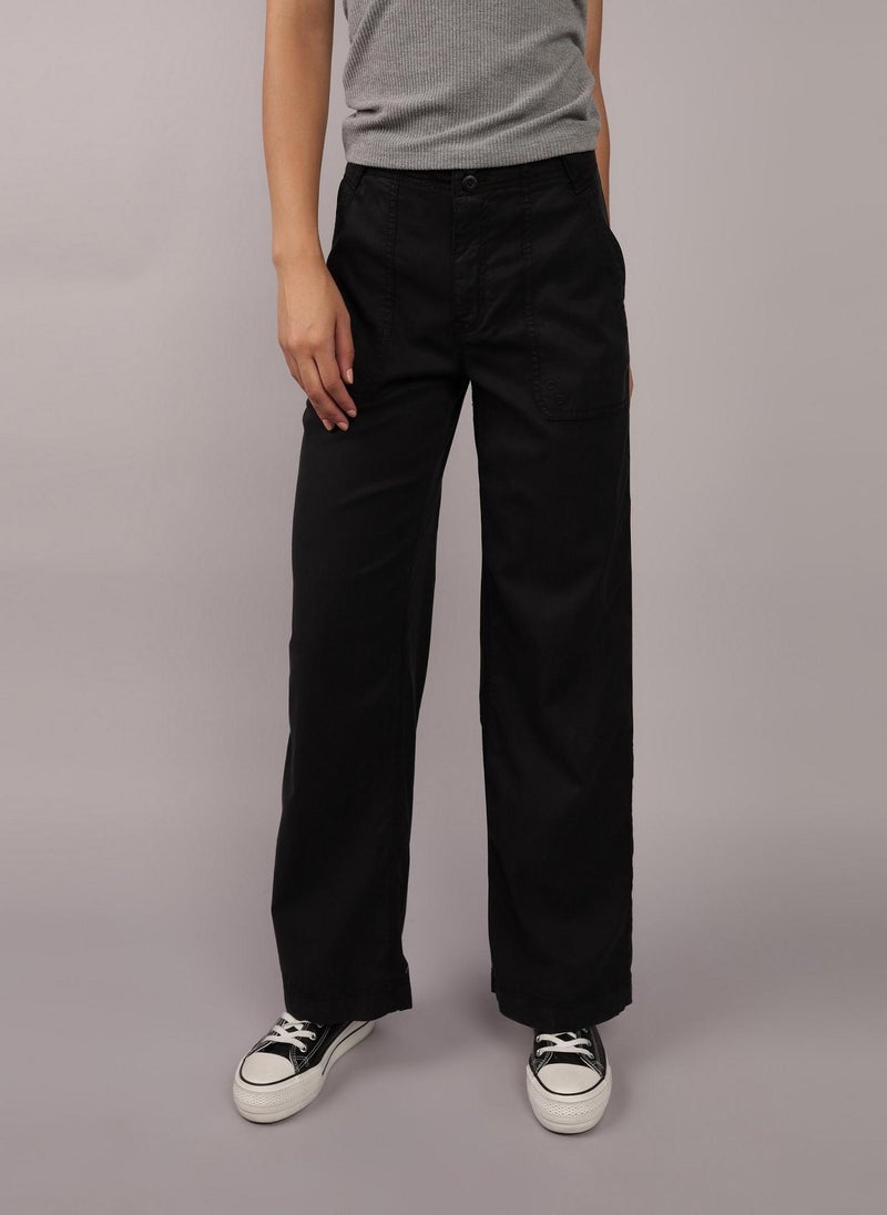 Dreamy Drape High-Waisted Baggy Wide-Leg Pants