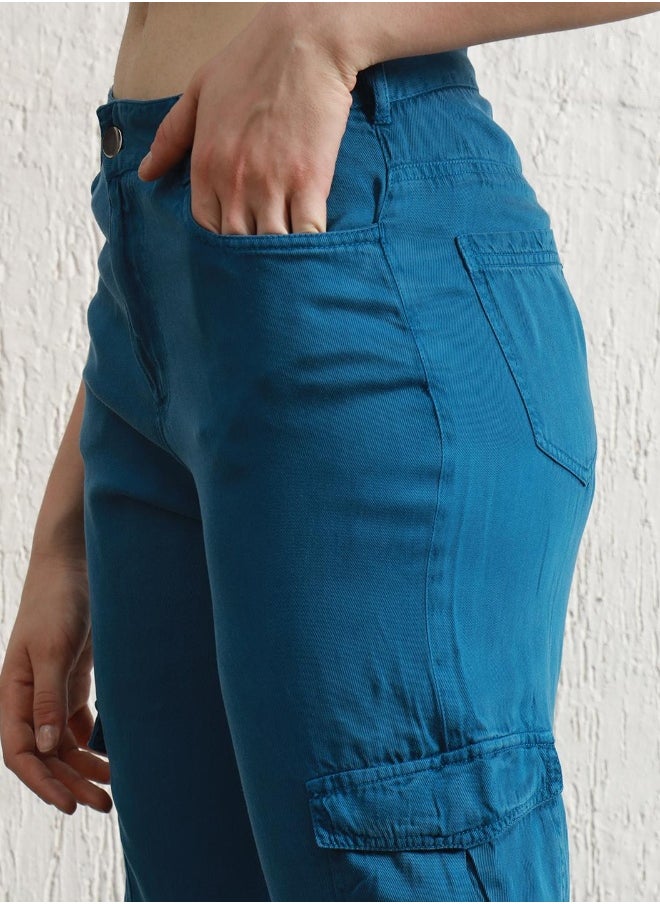 Blue Pants For Women