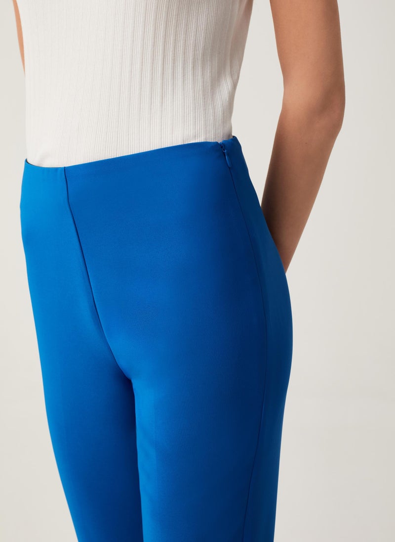 OVS Flare-Fit Cropped Trousers