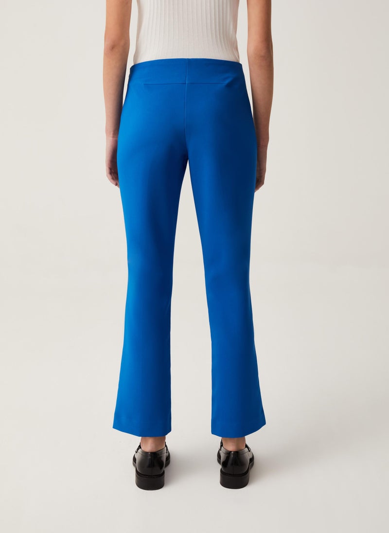 OVS Flare-Fit Cropped Trousers
