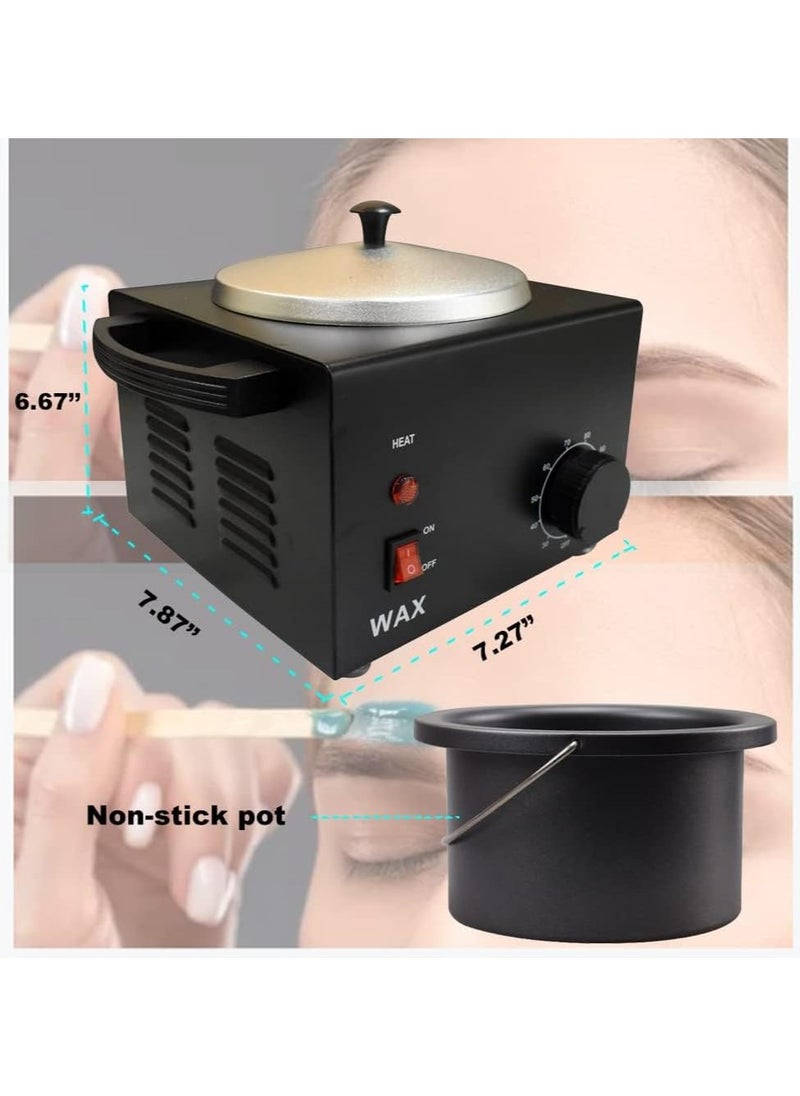 Depilatory Single Wax Warmer - Black