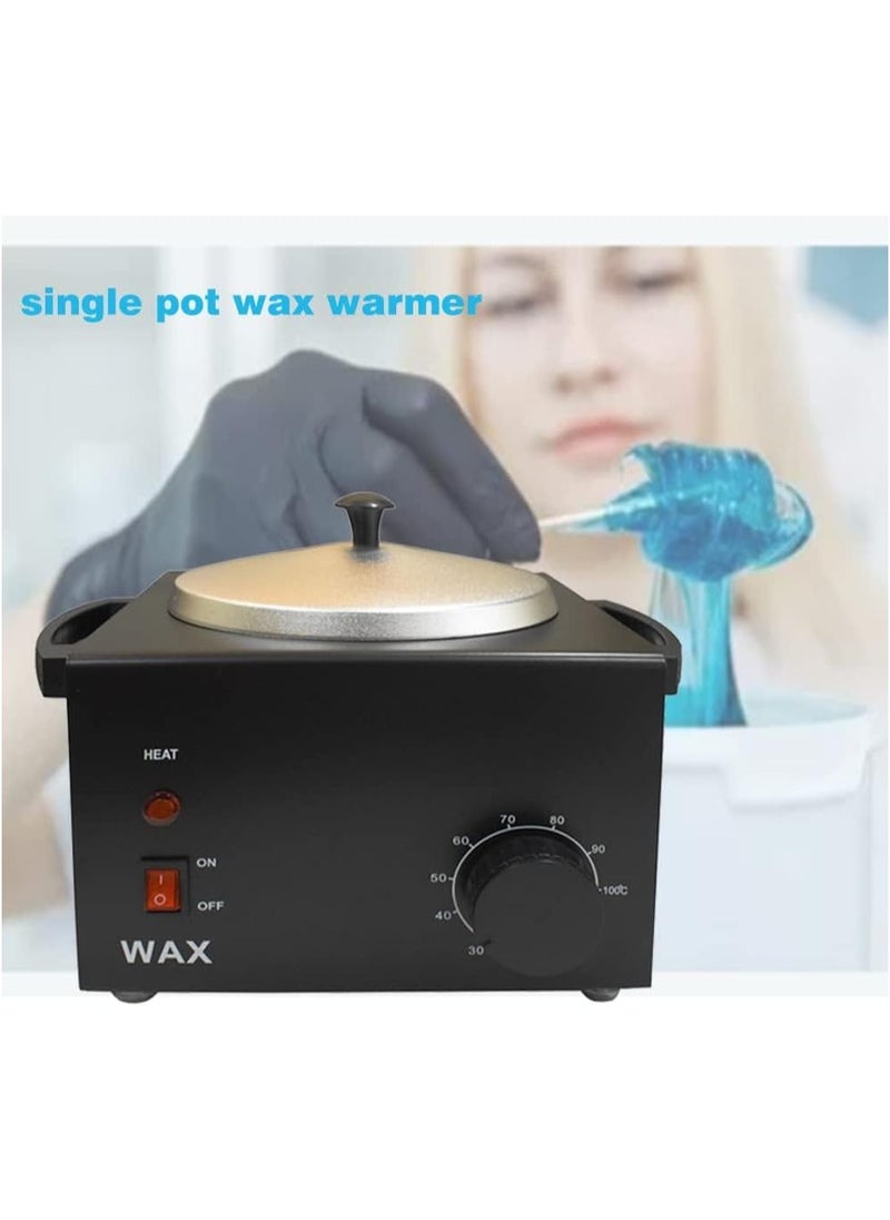 Depilatory Single Wax Warmer - Black