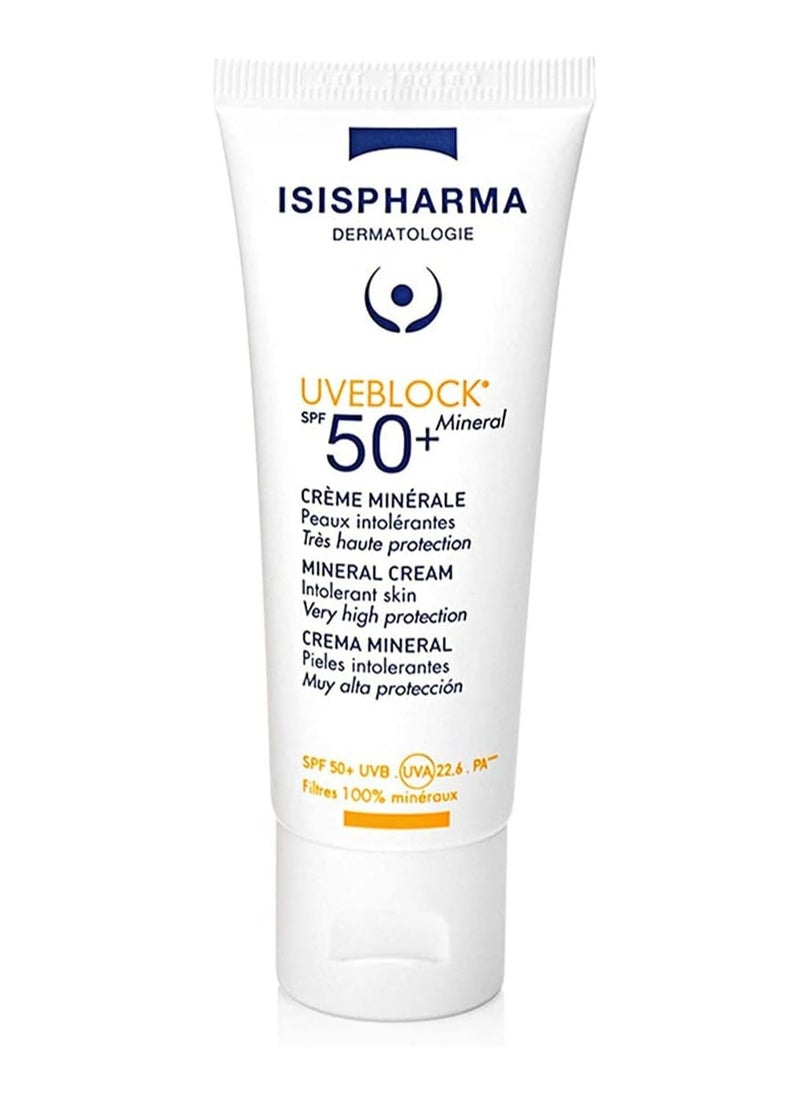 UVEBlock SPF 50 plus Mineral Cream Very High Sunscreen Protection 40ml