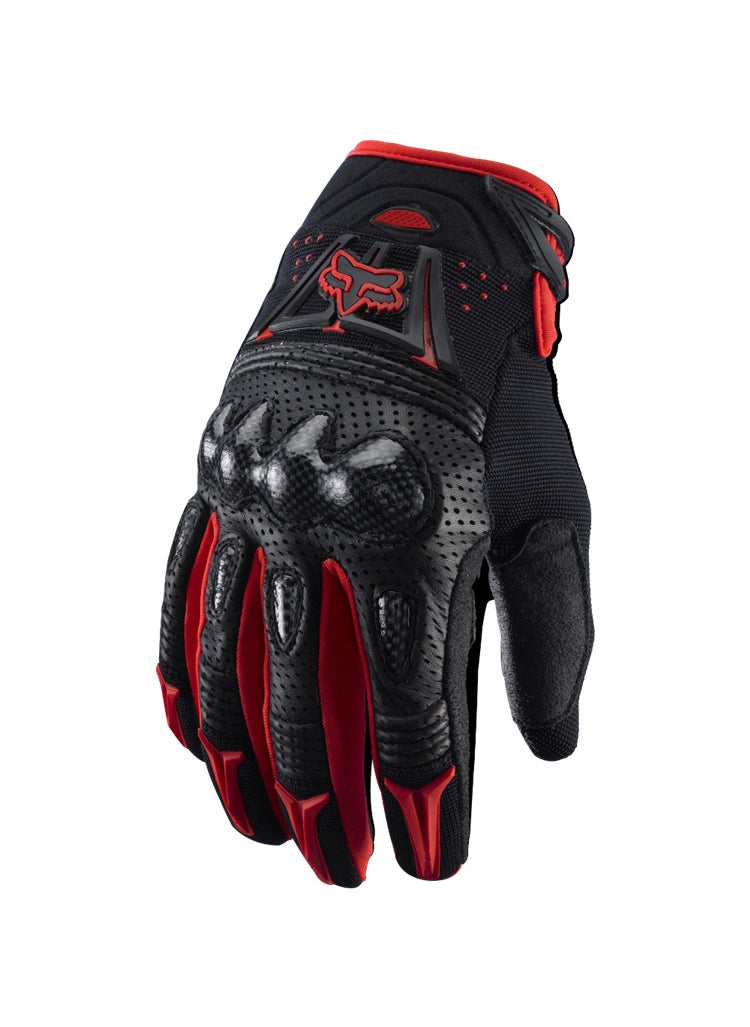 1 x 5 pcs Cycling Motorcycle Race Gloves Red