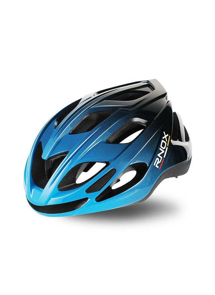 Europe and the United States hot new RNOX cycling helmet Road Bike Helmet Integrated helmet multi color choice Black Blue Gradient