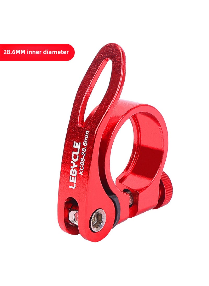 1 x 5 pcs 34.9mm Bike Seatpost Clamp Mountain Road Red 28.6MM