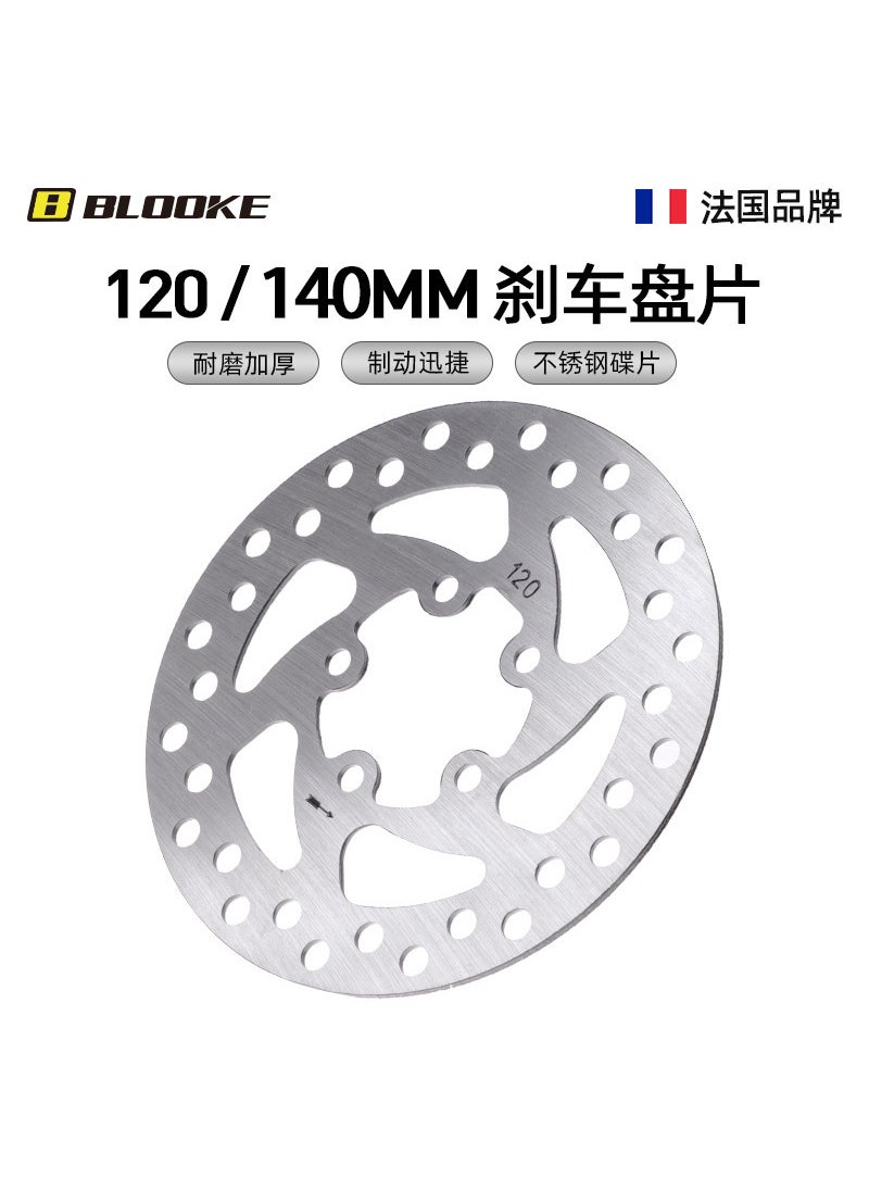 1 x 5 pcs Five-Six Bolt Bike Disc Plate Five-nail 120mm disc