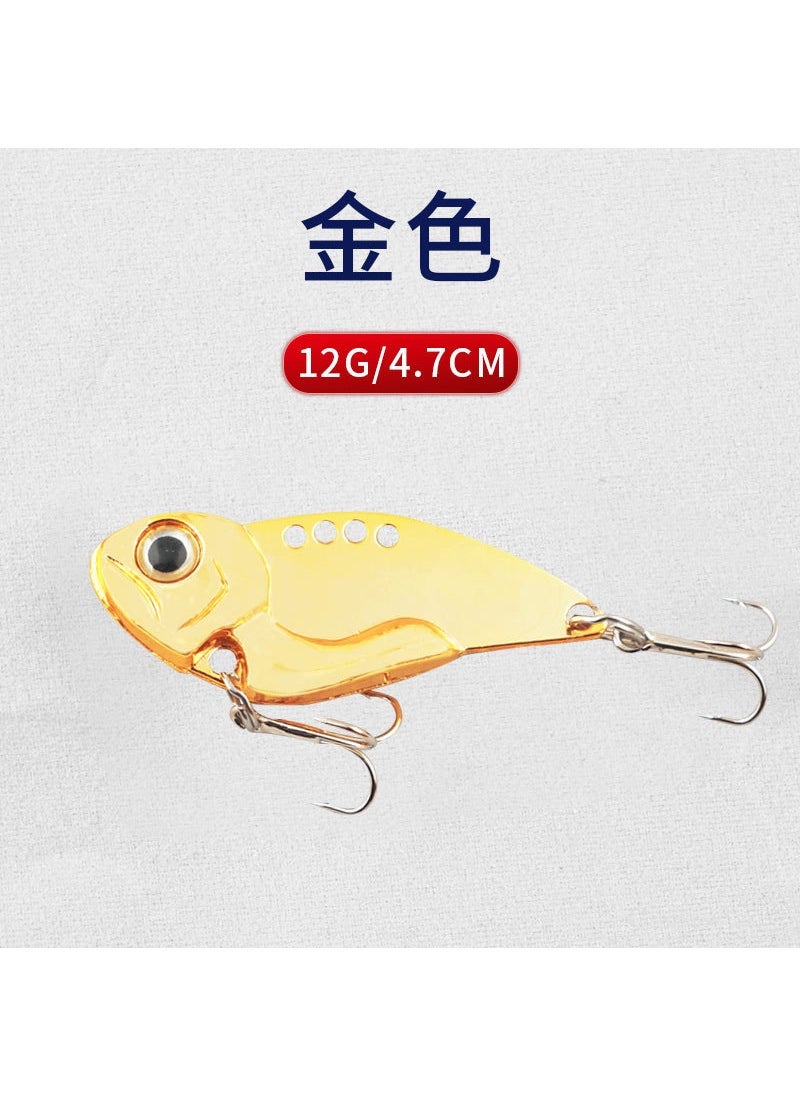 New Metal VIB Lure 10g Long Cast Freshwater 12G Golden VIB