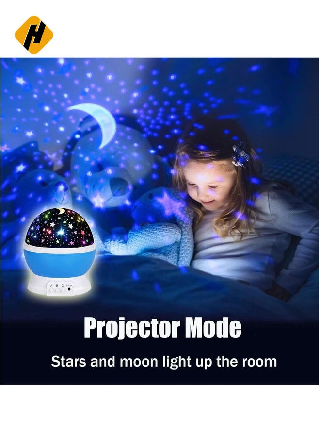 Night Lights for Kids – Star Light Projector with Glow in the Dark Stars, Aesthetic Room Decor, Perfect Christmas & Birthday Gifts for Kids