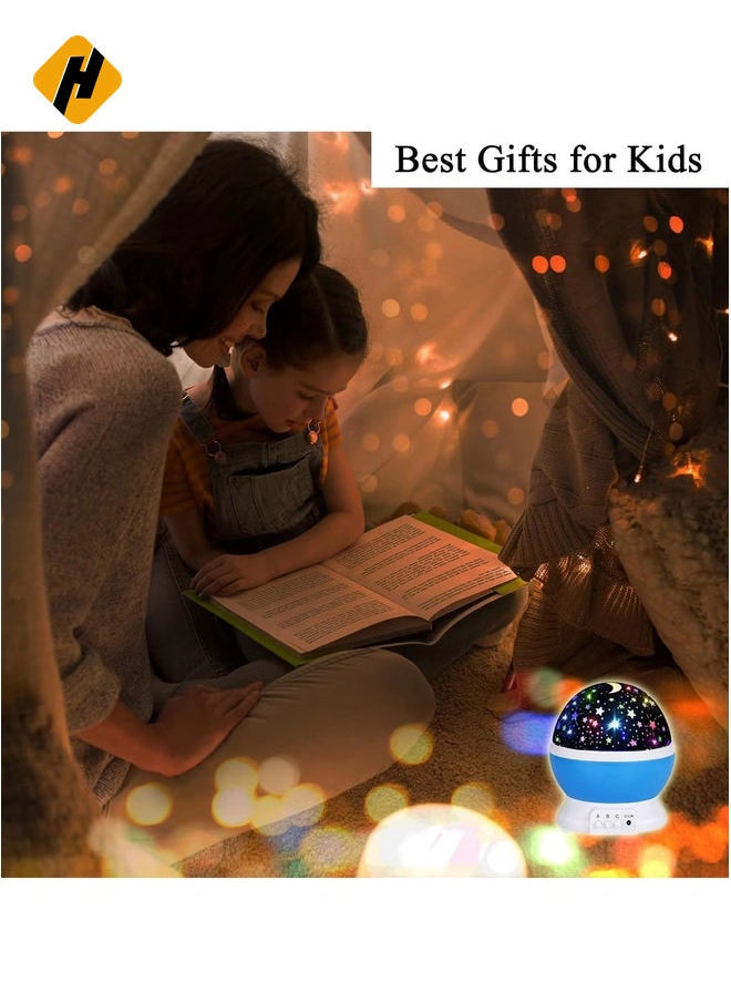 Night Lights for Kids – Star Light Projector with Glow in the Dark Stars, Aesthetic Room Decor, Perfect Christmas & Birthday Gifts for Kids