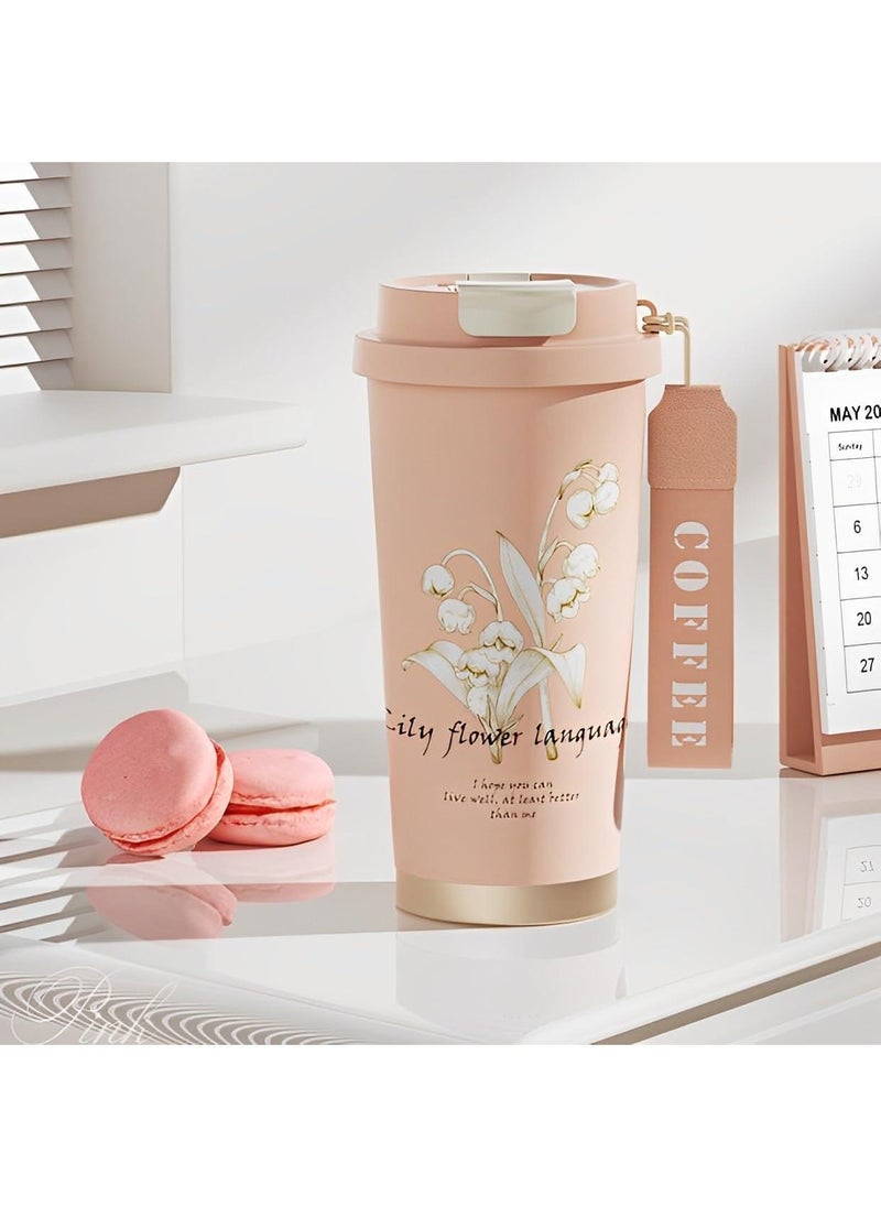 Simple Modern Travel Coffee Mug Tumbler with 360° Sealing Ceramic-Lined Insulated Stainless Steel Cold Brew Iced Coffee Cup Thermos Gifts for Women Men Her Him 17oz
