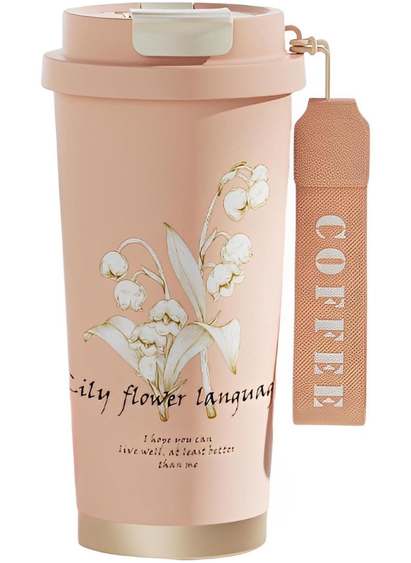 Simple Modern Travel Coffee Mug Tumbler with 360° Sealing Ceramic-Lined Insulated Stainless Steel Cold Brew Iced Coffee Cup Thermos Gifts for Women Men Her Him 17oz