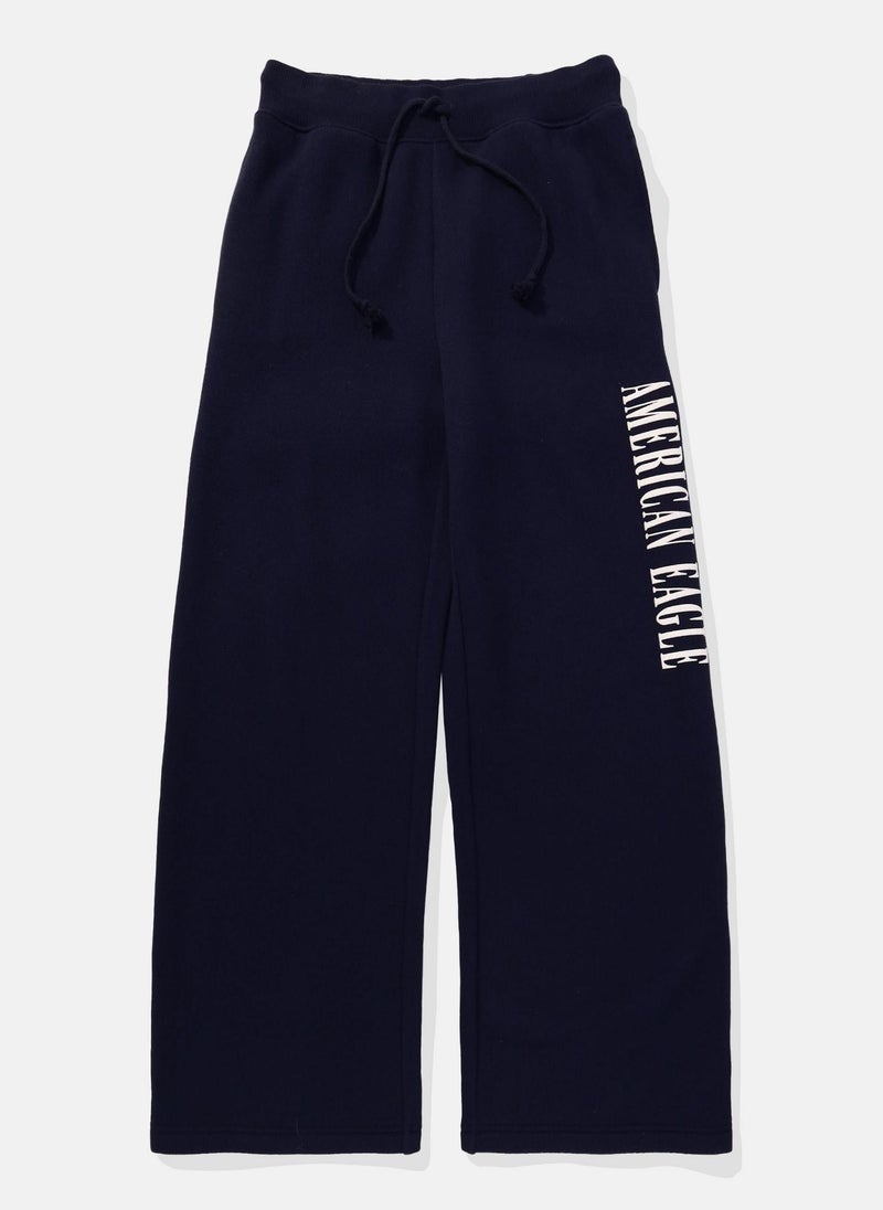 High Waist Graphic Sweatpants