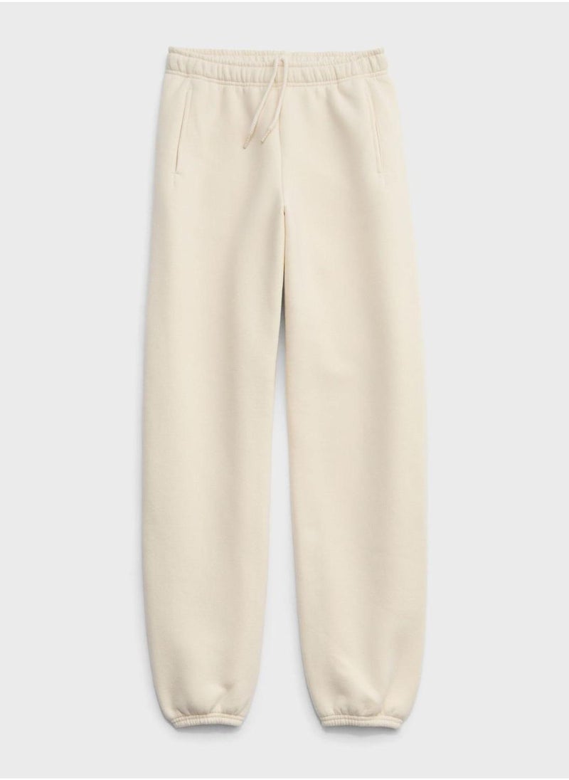 High Waist Cuffed Sweatpants