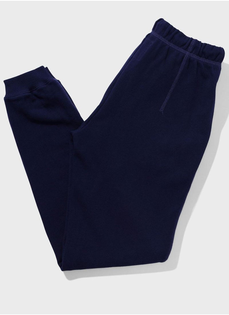 High Waist Cuffed Sweatpants