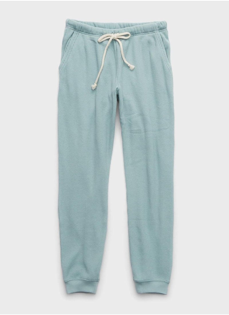 High Waist Cuffed Sweatpants