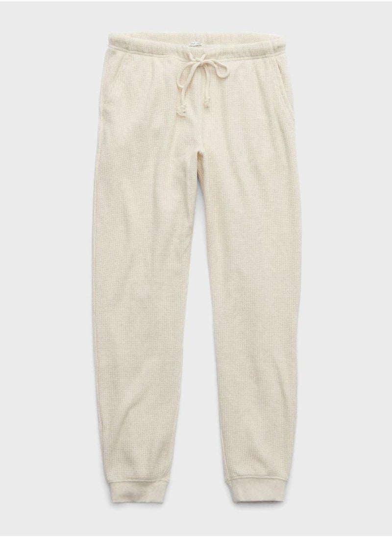 High Waist Cuffed Sweatpants