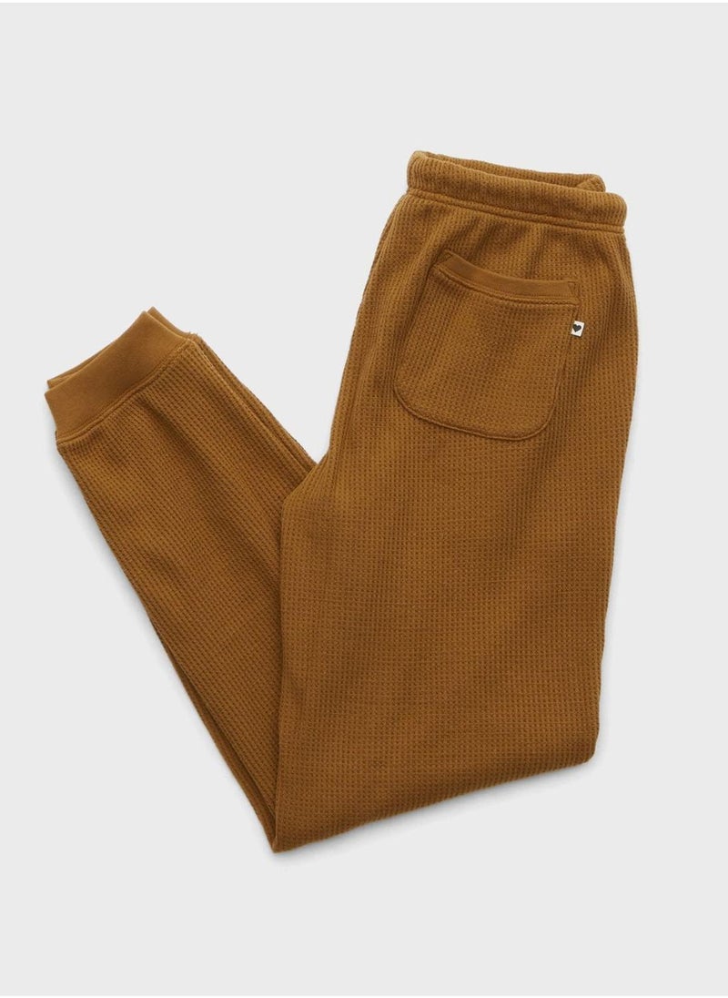 High Waist Cuffed Sweatpants