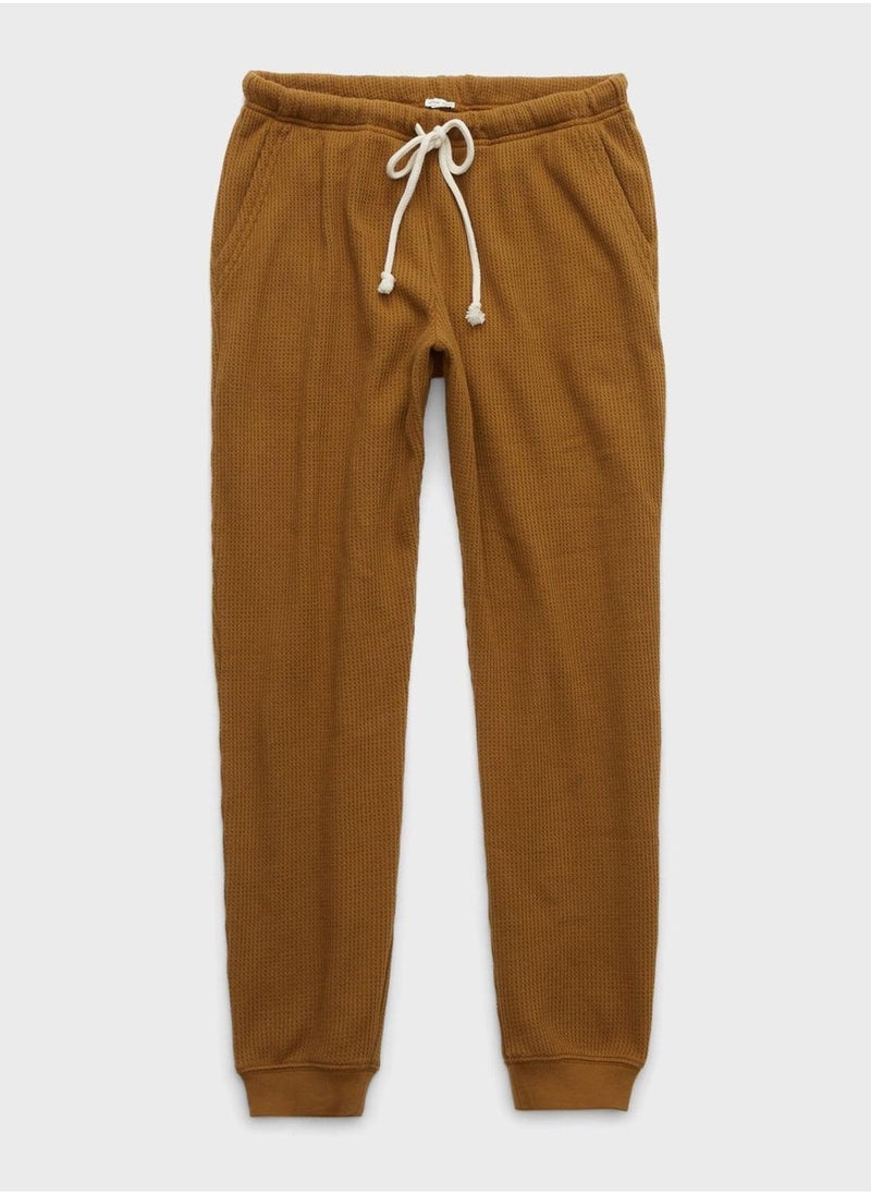 High Waist Cuffed Sweatpants