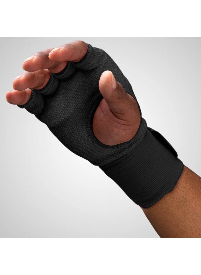 Hayabusa Quick Gel Boxing Hand Wrap Gloves - Black, Large