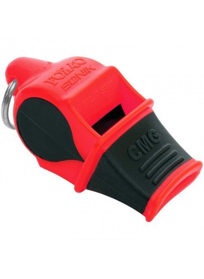 Fox 40 Sonik Blast CMG Safety Whistle with Breakaway Lanyard Multi Black/White