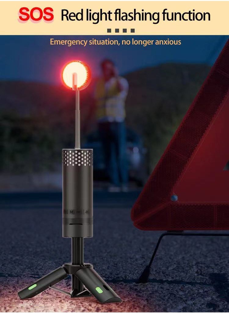 Telescopic Camping Light Rechargeable Fishing Lantern Dimming Night Atmosphere Light Emergency Light For Power Failure 10000mAh