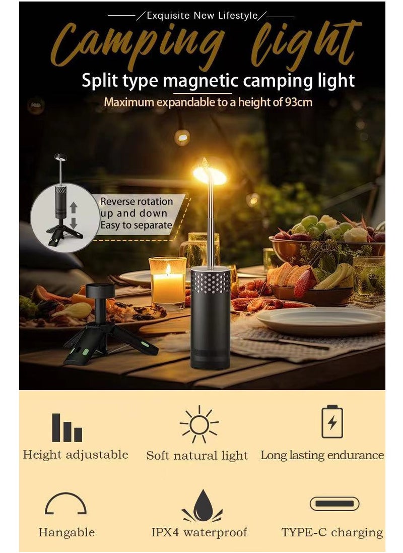 Telescopic Camping Light Rechargeable Fishing Lantern Dimming Night Atmosphere Light Emergency Light For Power Failure 10000mAh