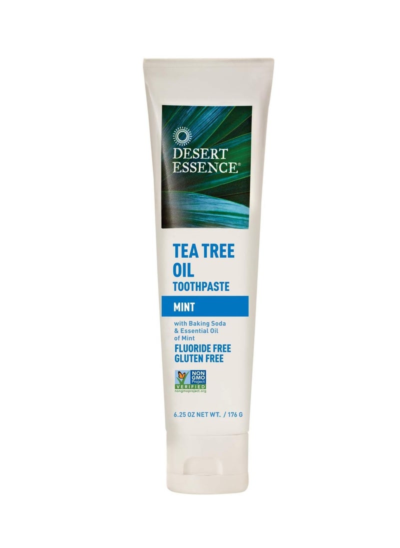 Desert Essence Tea Tree Oil Toothpaste Mint 6.25 oz 176g