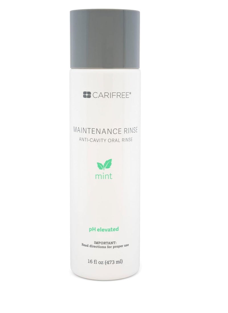 CariFree Maintenance Rinse, Mint, Anti-Cavity Fluoride Mouthwash, Formulated Oral Rinse, Dentist Recommended, Prevent Cavities, Freshen Breath, Alcohol Free, Neutralize pH (Previously CTx3 Rinse)