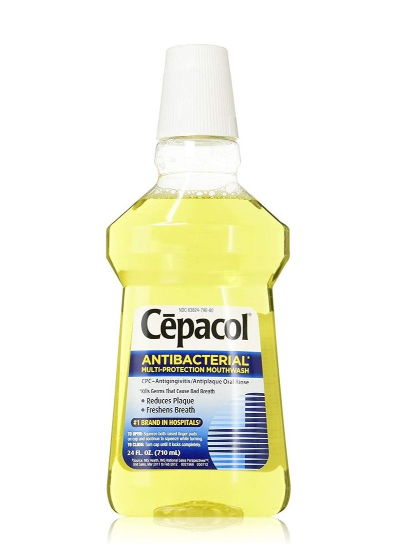 Cepacol Antibacterial Multi-Protection Mint Freshening Mouthwash 24 oz