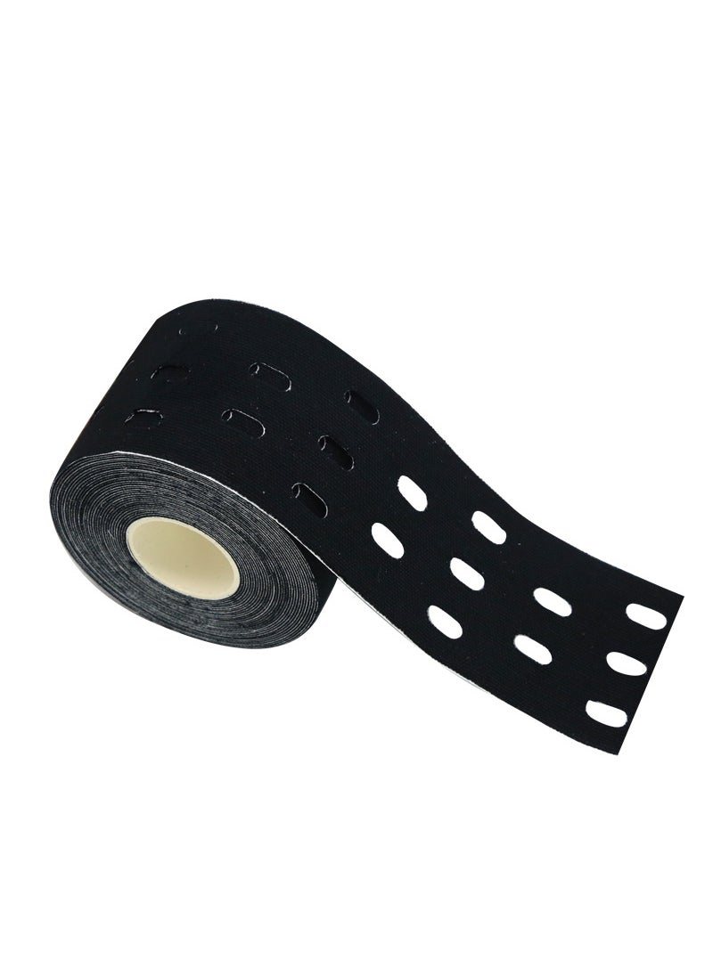 Elastic Cotton Muscle Tape Ankle Knee SupportBlack Black