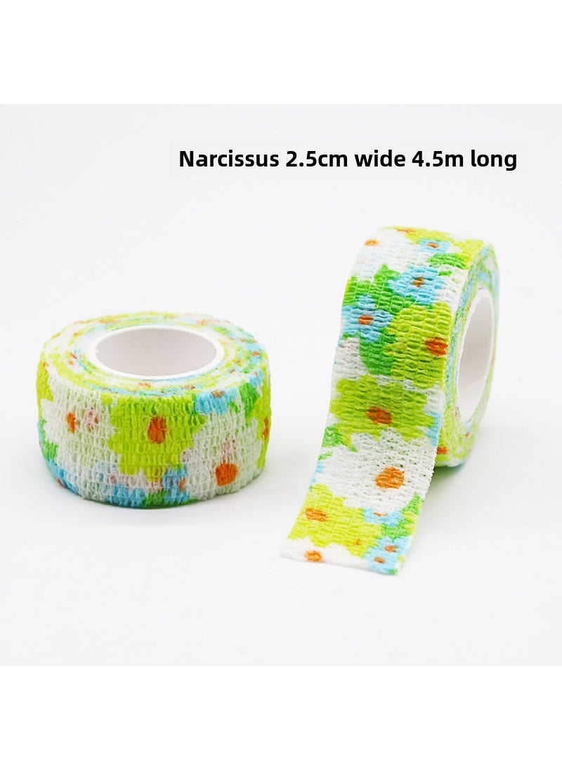 Elastic Sports Protection Finger Bandages Narcissus [about 4.5m]]